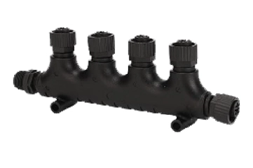 NMEA 2000 4 Way Tee Connector